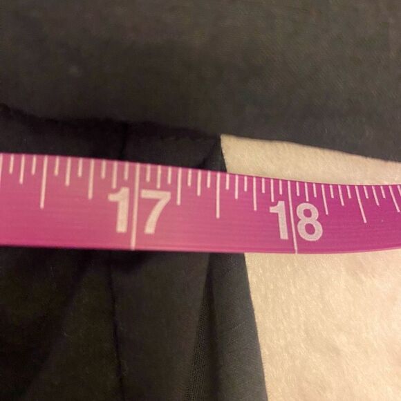 LRL Lauren Jeans Co Black Top with Lace Cut Outs Size Small - Picture 6 of 8